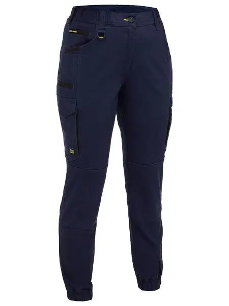 Bisley Women's Flex & Move Elastic Waist Cuffed Pants BPCL6237 Metro Workwear